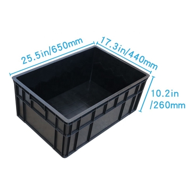400x300x270 Przewodząca antystatyczna taca do przechowywania elektroniki ESD na element PCB