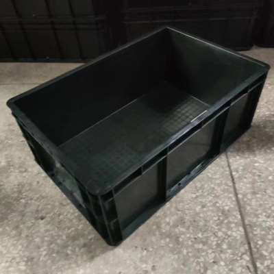 Skrzynka na komponenty ESD Bezpieczne pojemniki do przechowywania ESD Mała czarna obudowa antystatyczna Przewodząca plastikowa mała antystatyczna taca do pakowania