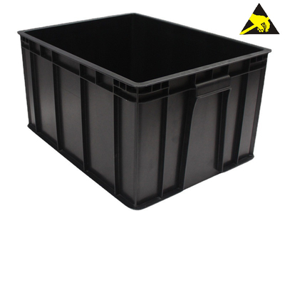 Przewodzący antystatyczny rozpraszacz Smt Smd Reel Plastikowy element opakowania Esd Box Antystatyczne pudełka do elektroniki