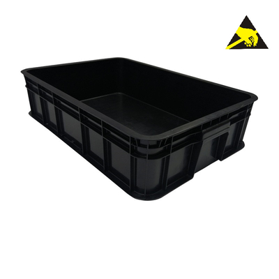 Esd Antystatyczny schowek Pcb Esd Storage Box Stojaki Przewodzący plastikowy pojemnik Pojemniki Esd Case z pokrywką