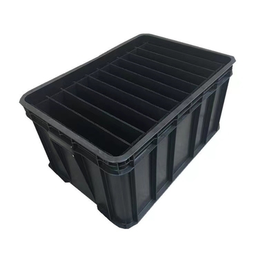 Małe plastikowe pudełka bezpieczne ESD 350 * 265 * 125 mm Antystatyczny pojemnik z błyszczącym laminowaniem