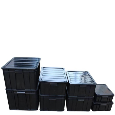 Małe plastikowe pudełka bezpieczne ESD 350 * 265 * 125 mm Antystatyczny pojemnik z błyszczącym laminowaniem