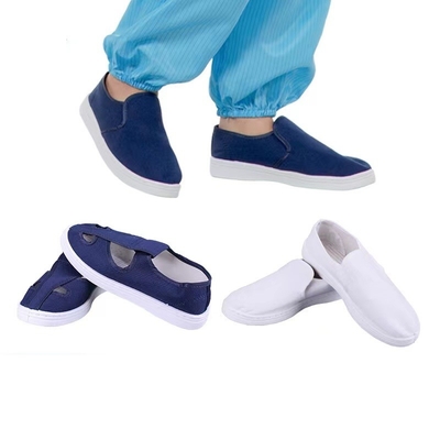 Oddychające antystatyczne buty ESD do pomieszczeń czystych Białe buty ochronne ESD