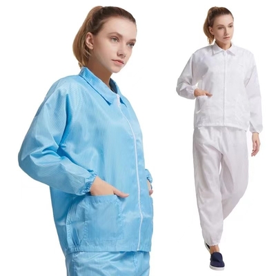Clean Room Anti Static ESD Smock Smock Niestandardowy wodoodporny z długim rękawem
