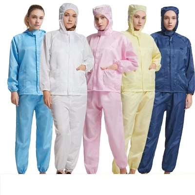 Clean Room Anti Static ESD Smock Smock Niestandardowy wodoodporny z długim rękawem