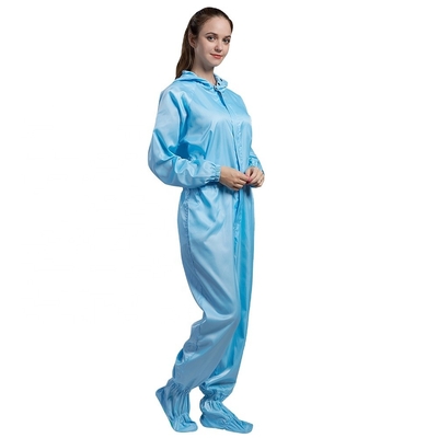 Cleanroom 250g Damskie antystatyczne kurtki ESD Wygodne spodnie robocze
