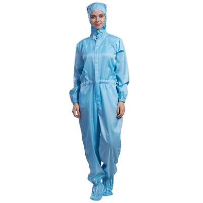 Cleanroom 250g Damskie antystatyczne kurtki ESD Wygodne spodnie robocze