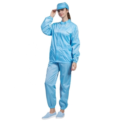 Clean Room OEM ESD Anti Static Odzież Pyłoszczelna damska Odporna na ogień