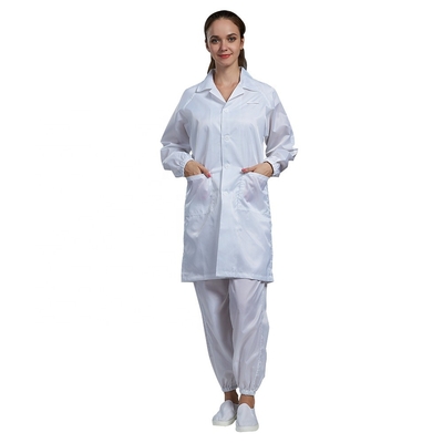 DG001 Odzież antystatyczna ESD Smock do przemysłowych pomieszczeń czystych