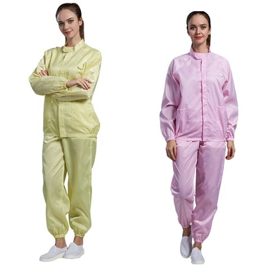 Cleanroom ESD Anti Static Odzież 52 * 34 * 54 cm Smock Cotton Lab Coat