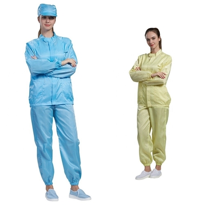 Cleanroom ESD Anti Static Odzież 52 * 34 * 54 cm Smock Cotton Lab Coat