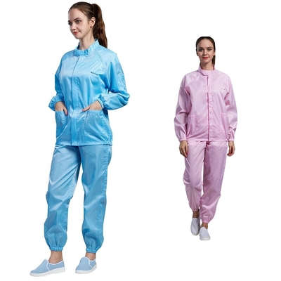 Cleanroom ESD Anti Static Odzież 52 * 34 * 54 cm Smock Cotton Lab Coat