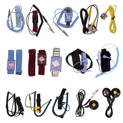 ESD Antystatyczny pasek na nadgarstek Opaska na nadgarstek 10mm Snap PU 2.5mm PU Cord