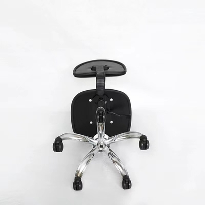 Ergonomiczne krzesło laboratoryjne PU Safe ESD z regulacją wysokości do pomieszczeń czystych