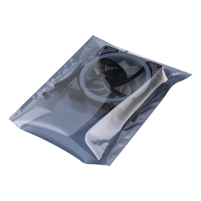 Pakiet antystatyczny ESD 0,075 mm Zamek błyskawiczny z otwartą górną aluminiową uszczelką tylną