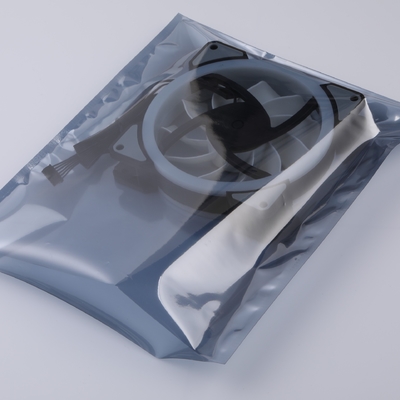 Pakiet antystatyczny ESD 0,075 mm Zamek błyskawiczny z otwartą górną aluminiową uszczelką tylną