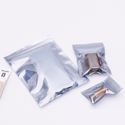 Papier pakowy ESD Statyczna torba ochronna Uszczelnienie termiczne Zamek plastikowy przezroczysty Mylar