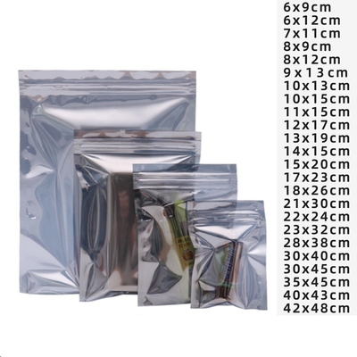 Papier pakowy ESD Statyczna torba ochronna Uszczelnienie termiczne Zamek plastikowy przezroczysty Mylar