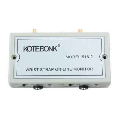 518-2 Tester opaski na nadgarstek ESD Monitor online Stacja robocza z alarmem opaski na nadgarstek