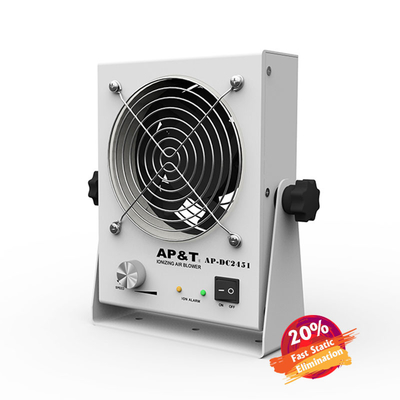 220V 50Hz Poziomy szybkostojący blat ESD Jonizer Fan Shock Protection
