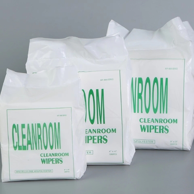 Biała laserowa wycieraczka poliestrowa do pomieszczeń czystych do ekranu Maxclean Microfiber