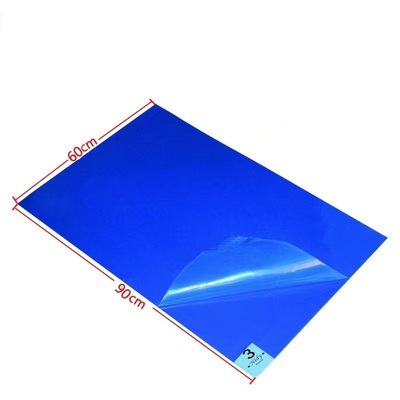 Mocno klejąca mata do pomieszczeń czystych Tacky Mat Arkusze polietylenowe bez pozostałości 24 &quot;* 45&quot;
