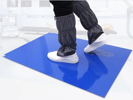 Mocno klejąca mata do pomieszczeń czystych Tacky Mat Arkusze polietylenowe bez pozostałości 24 &quot;* 45&quot;