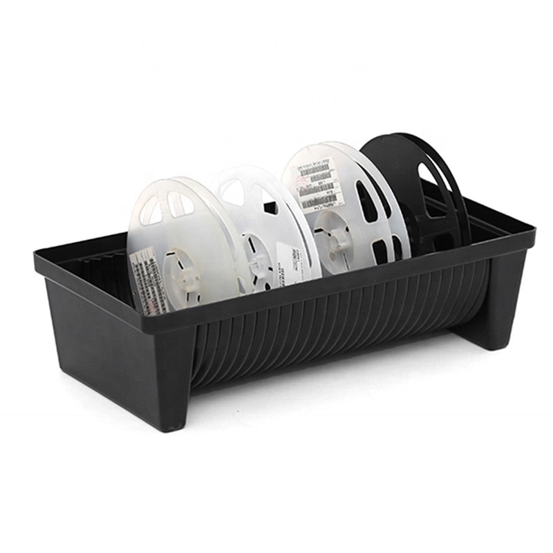 Fairtech ESD Storage Bin SMT Rack Czarne PCB Opakowanie Plastikowe bezpieczne pojemniki ESD