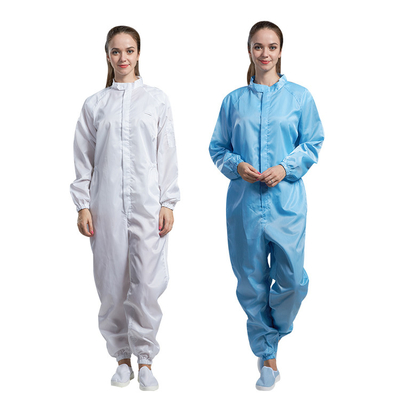 Odzież antystatyczna z kapturem Clean Room Poliester Bezpyłowa odzież robocza ESD