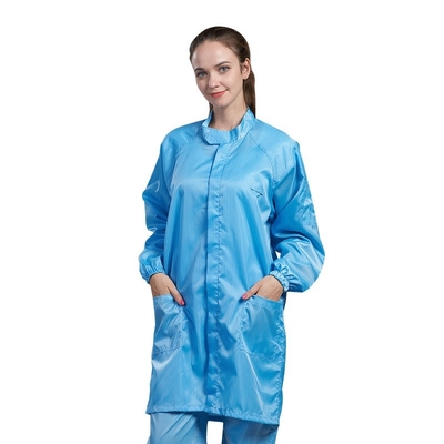DG001 Odzież antystatyczna ESD Smock do przemysłowych pomieszczeń czystych