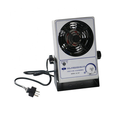 220V 50Hz Poziomy szybkostojący blat ESD Jonizer Fan Shock Protection